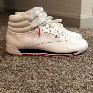 Reebok Freestyle High Top.